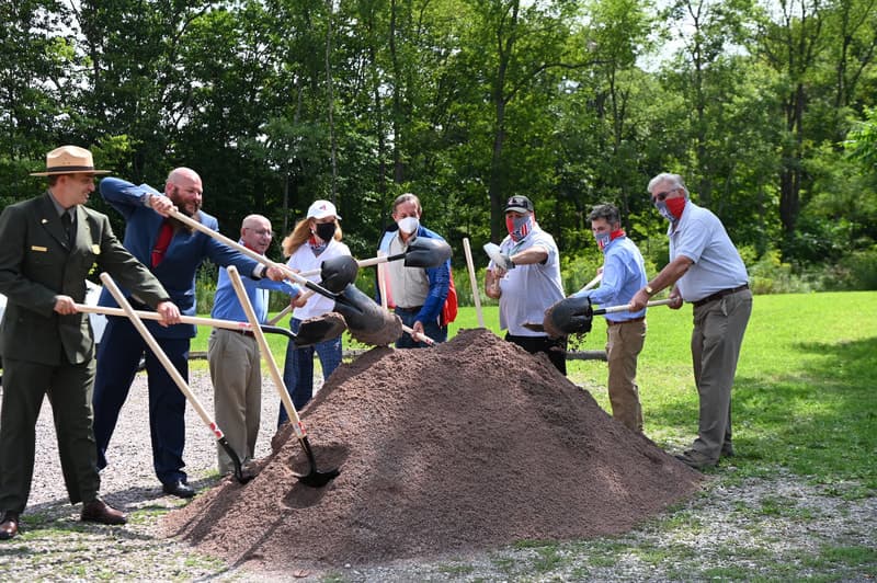Groundbreaking & Virtual Tour de Trail
